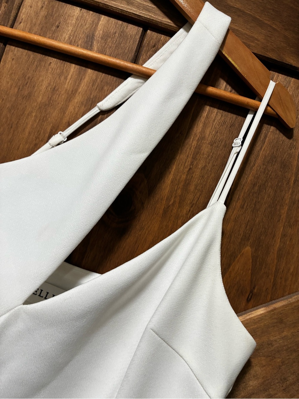 Elliatt Dress White One-Shoulder Mini Dress Bridal Mini Dress - Picture 3 of 15